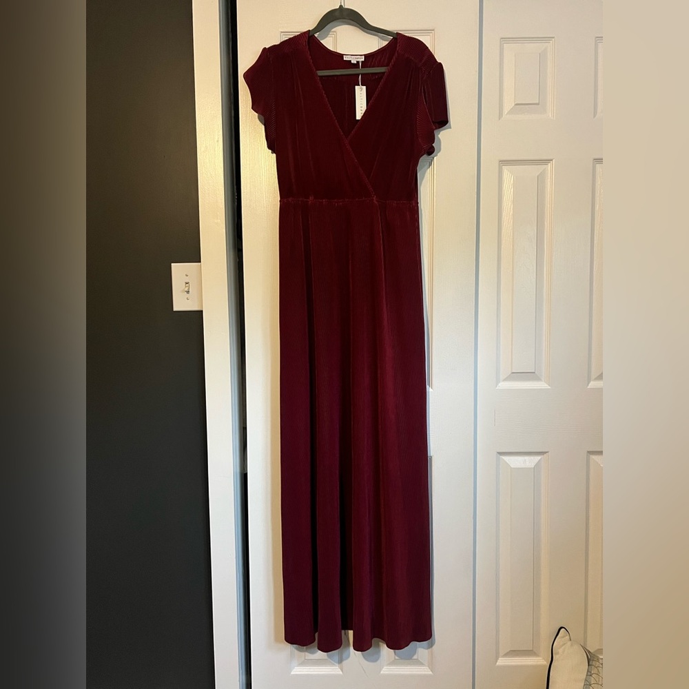 Baltic Born Athena Mulberry Maxi Dress NWT